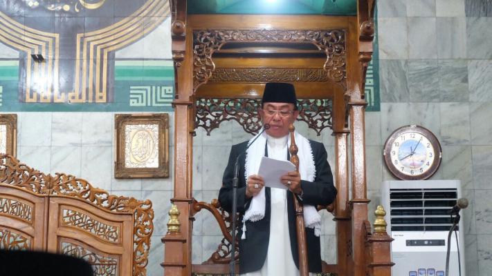 Bupati Inhil Khotib Shalat Idul Adha 1438 H Di Mesjid Agung Al - Huda, Tembilahan*