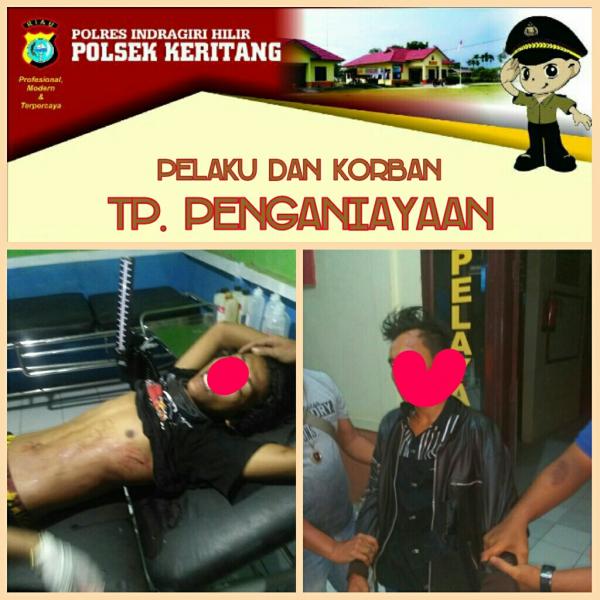IWN Pelaku Penikaman Pemuda Keritang di Ringkus Polisi, Ini Kronologisnya 