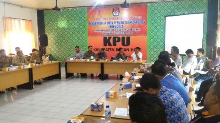 Jelang Pemilu, KPU Rohil Gelar Focus Group Discussion