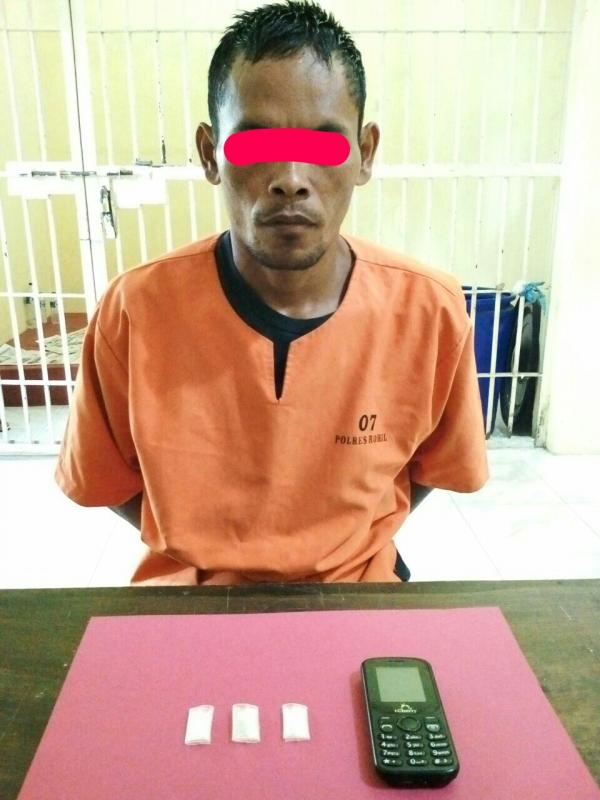 Kantogi Tiga Paket Sabu Warga Bagan Batu Diciduk Polisi 