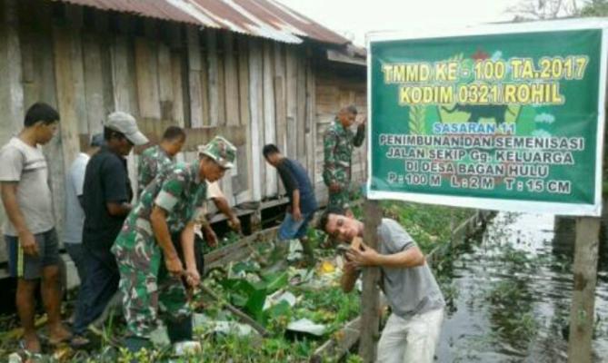 Kodim 0321 Rohil Akan Gelar Apel Memperingati HUT TNI TMMD