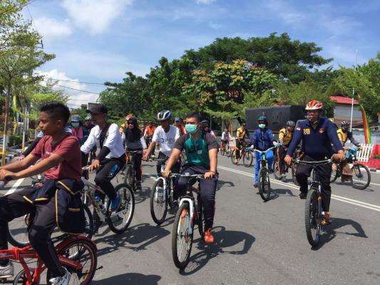 Komunitas Sepeda Kota Dumai Kunjungan Haritage Bagan