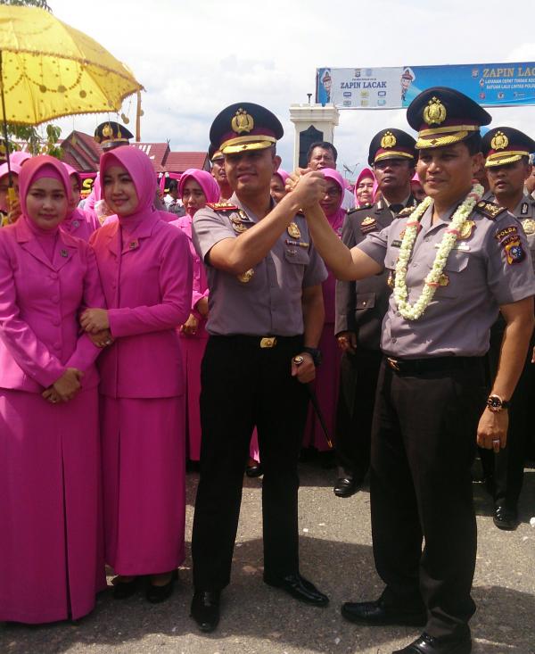 Pisah Sambut Kapolres Rohil, Selamat Datang AKBP Sigit, Selamat Jalan AKBP Posma Lubis