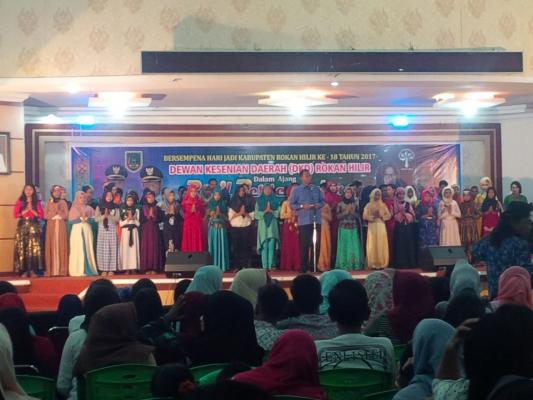 Sambut Hari Jadi Rohil ke - 18, Bupati : Kearifan Lokal Harus Bangkit Dari Generasi ke Generasi 
