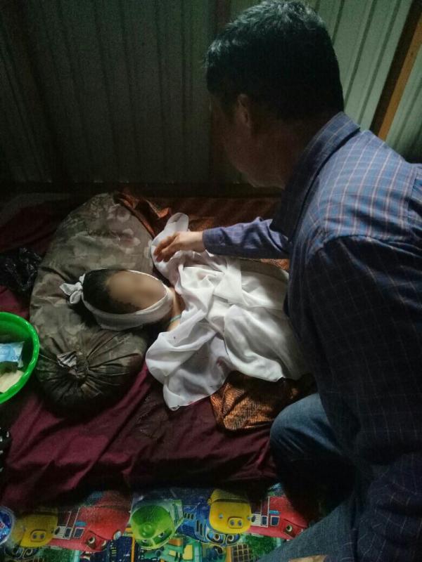 Teganya Seorang ayah bunuh anak kandung sendiri.