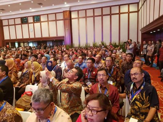   Bupati Kampar Hadiri Rakernas Akuntansi dan Laporan Keuangan Tahun 2018