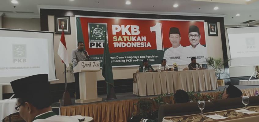 Bacaleg PKB Se - Riau Ikuti Bimtek Pelaporan Dana Kampanye Dan Pengisian LHKPN