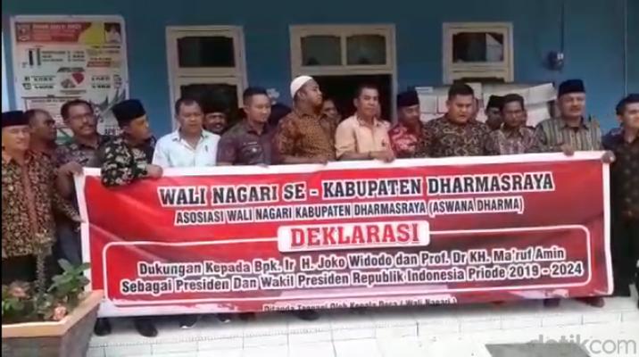 Ini Alasan Wali Nagari Se-Kabupaten di Sumatra Barat Dukung Jokowi