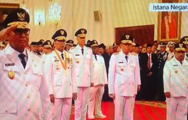 Jokowi Lantik 9 Gubernur di Istana Negara, Ini Daftarnya