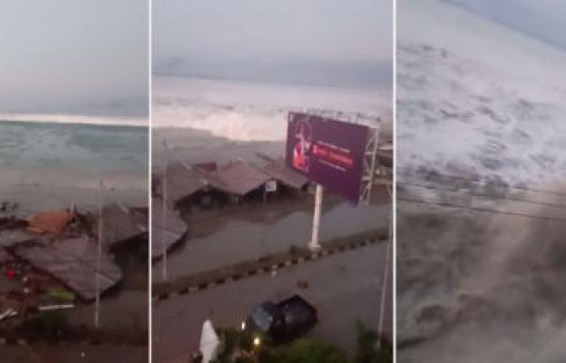 Merinding! Ini Video Detik-detik Tsunami Palu Terjang Pemukiman Warga