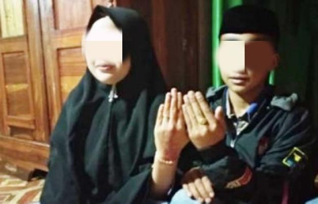 Pernikahan Dini, Bocah Baru Lulus SD Nikahi Gadis 17 Tahun
