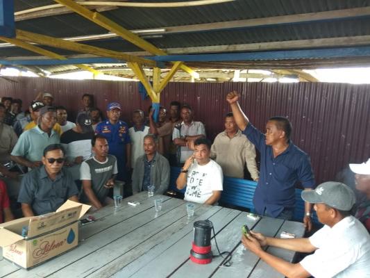 Ratusan Nelayan Datangi Sat Pol Air Polres Rokan Hilir, Ini Permintaan Nelayan