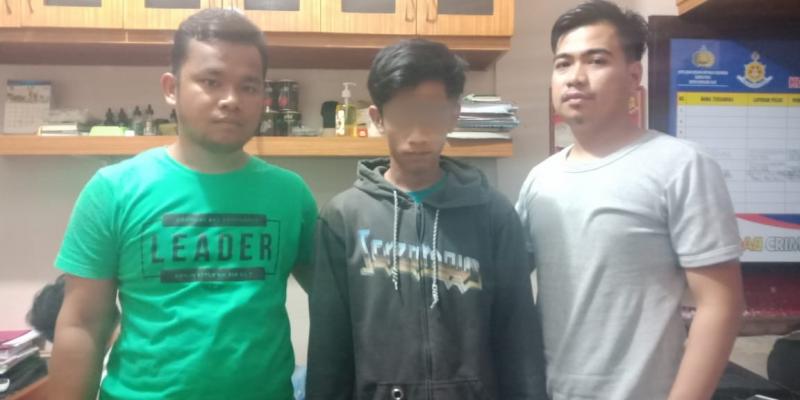 Setelah 40 jam kejadian stragis itu,tersangka menyerahkan diri.