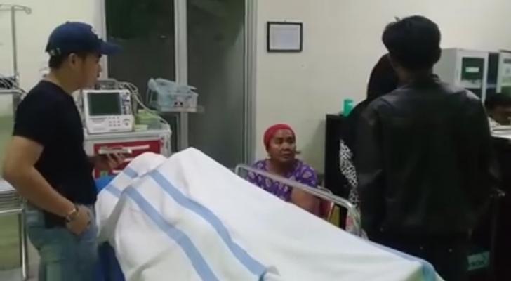 warga Jalan Gerilya Tembilahan Hulu, menjadi korban penikaman