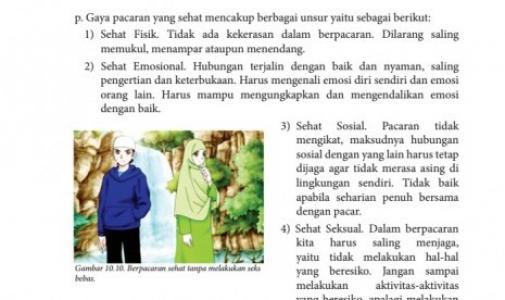 Wow....Gaya Pacaran Sehat Masuk ke Buku Kurikulum 2013