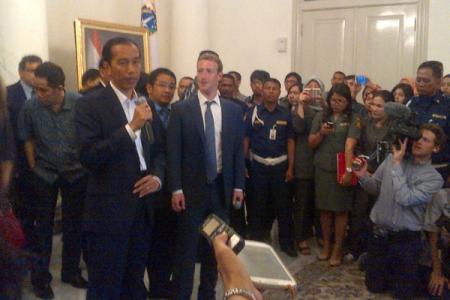 Jokowi Bertemu Pendiri Facebook, Bahas e-Blusukan