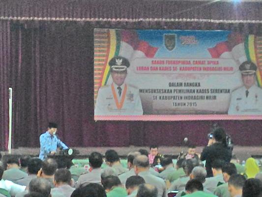  Bupati Inhil Mentargetkan Pilkades di Inhil Sukses