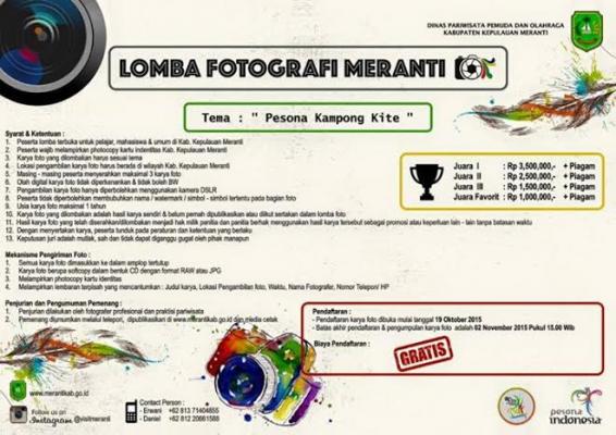 Ayo...!!! Ikuti Lomba Fotografi Meranti