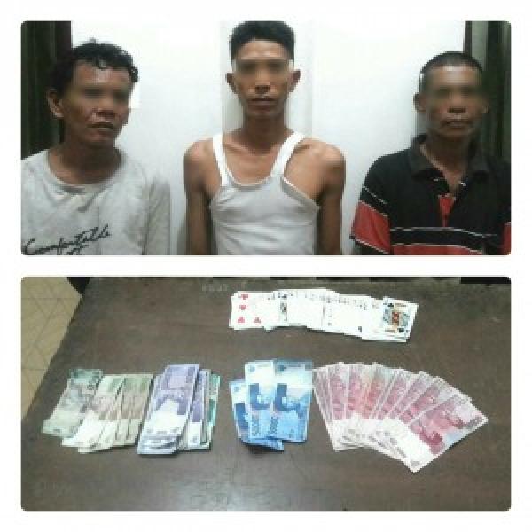 Bermain Judi Remi, 3 Pelaku Diciduk Polisi