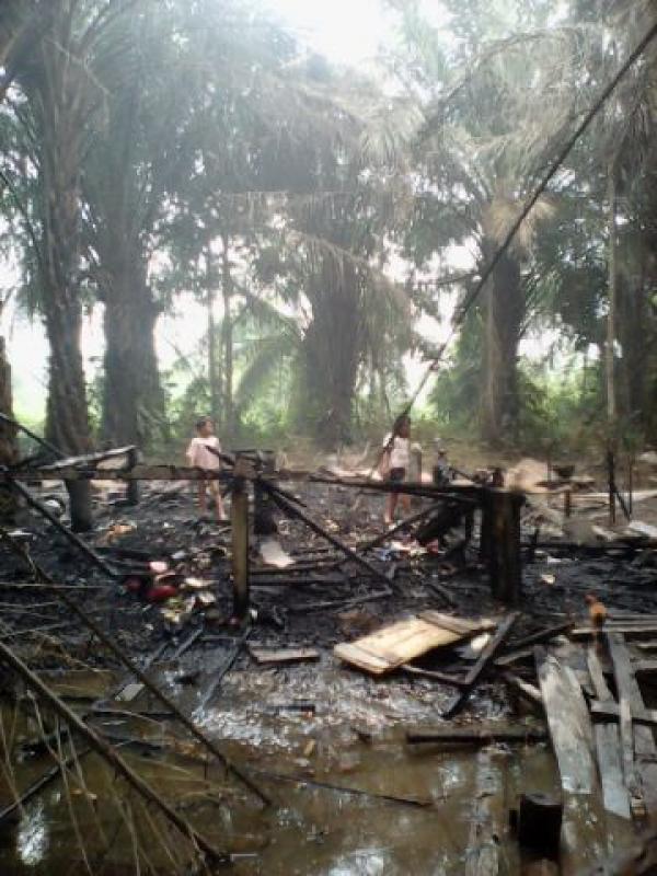 Dilalap Si Jago Merah, Rumah Rafiah Rata Dengan Tanah