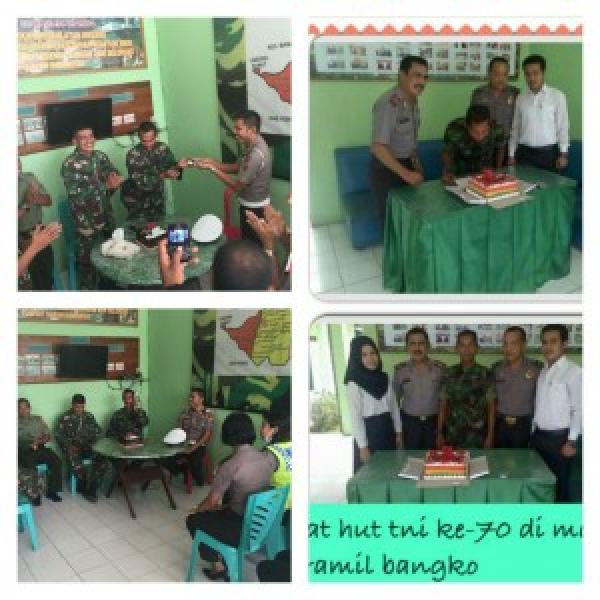 Kapolres Rokan Hilir Berikan Ucapan Selamat HUT TNI Ke – 70