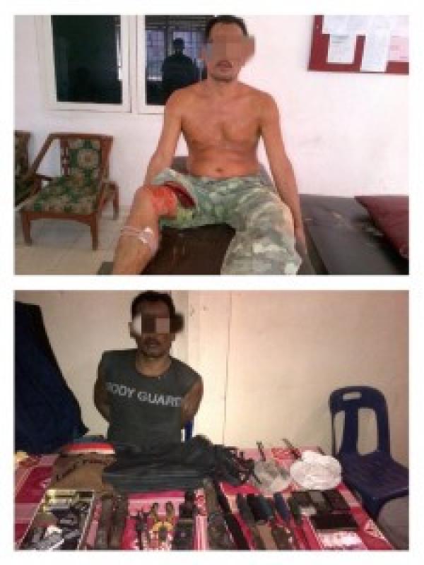 Melakukan Perlawanan Saat Ditangkap, Pelaku Curat Ditembak Oleh Tim Opsnal Polsek 