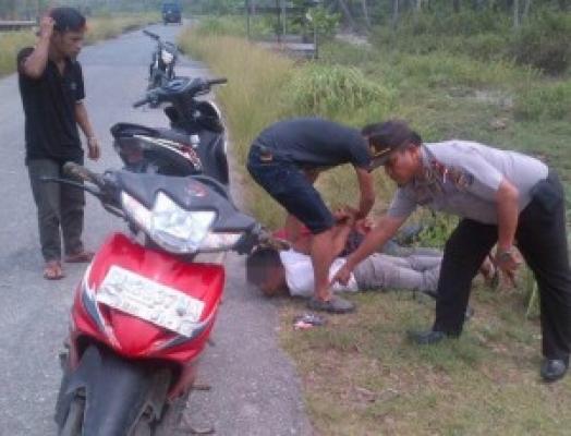 Membawa Paket Shabu, Dua Pelaku Warga Sinaboi Ditangkap Tim Opsnal Polsek Sinaboi 