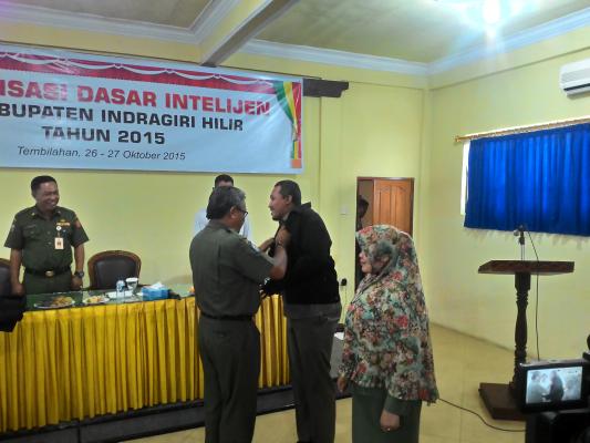 Pemerintah Kabupaten menggelar kegiatan Sosialisasi Dasar Intelijen.