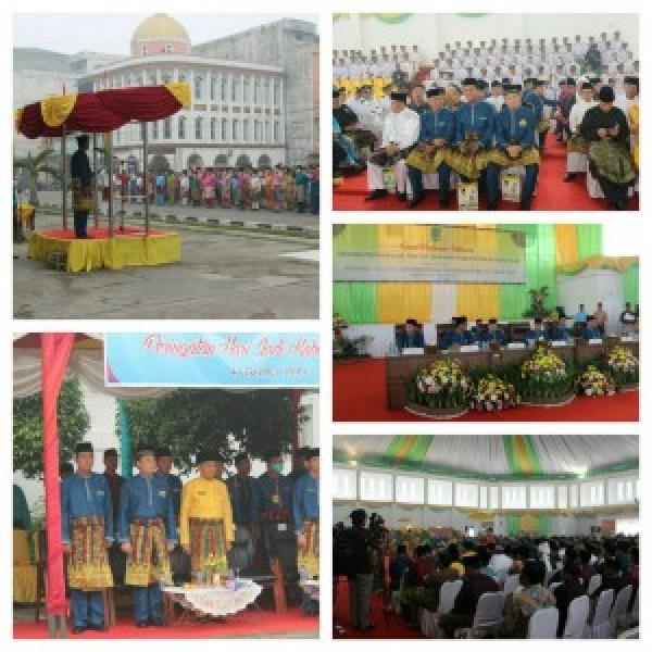 Polres Rohil Hadiri HUT Ke-16 Kabupaten Rokan Hilir Di Bagansiapiapi