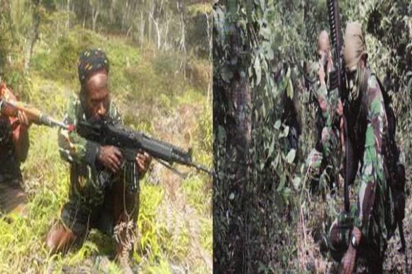 Baku Tembak dengan Gerombolan Bersenjata di Papua, 1 Anggota Ton Taipur Terluka