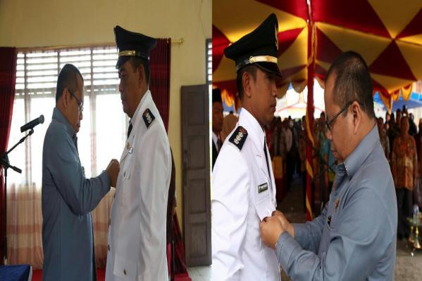 Bupati Meranti Lantik Dua Camat di Tempat