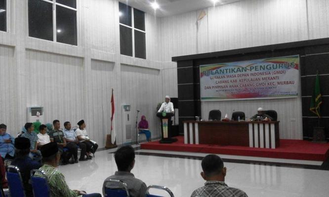 Wabup Said Hasyim Lantik Pengurus GMDI Meranti