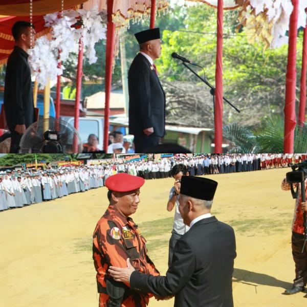 Arsyadjuliandi Irup HUT Sumpah Pemuda ke - 89 di Baganbatu Rohil 