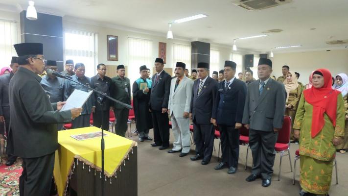 Bupati Inhil Lantik Kadis Dukpencapil