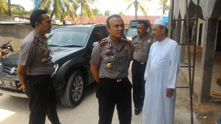 Kapolres Rohil Silaturrami ke Ponpes Roudhatul Jannah