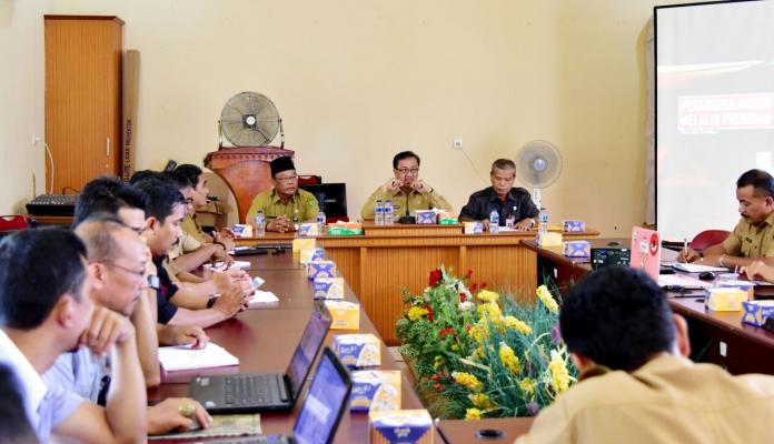 Rakor KPA Inhil, Rosman Malomo Sebut Masyarakat Respon Positif Sosialisasi Hingga Tingkat Desa