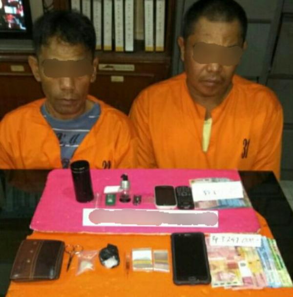 Tak Kapok, Dua Residivis Kasus Narkotika Kembali Diringkus Anggota  Polres Inhil