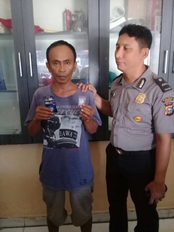 Tangkap Pria Ini, Polisi Temukan 4 Paket Sabu 