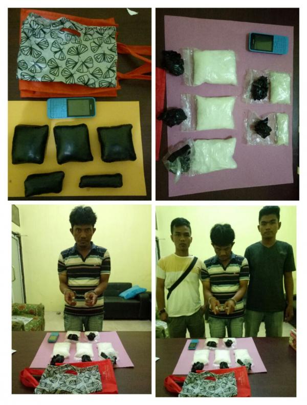 Warga Bagansiapiapi Dibekuk Polisi Bawa Sabu dalam Bus 