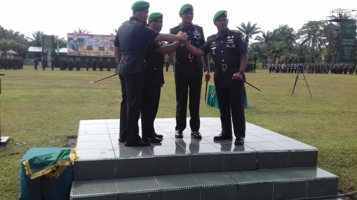  Letnan kolonel Inf.Aidil Amin resmi menjabat Dandim 0313 KPR