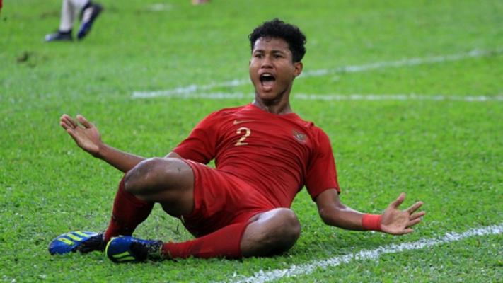 Bikin Takjub!! Gol Amiruddin Bagas Kaffa Jadi Yang Terbaik Di Piala Asia U-16 2018, Ini Goalnya