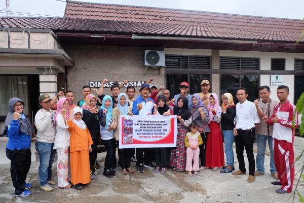 Musisi Inhil berhasil mengumpulkan dana sebesar 38 Juta untuk korban gempa dan tsunami di palu