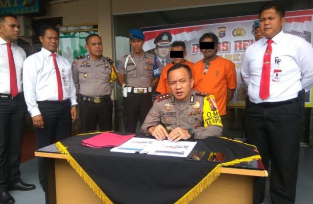 Polres Inhil Ekspos Tahapan Kasus Tindak Pidana UU ITE yang Menjerat Oyonk dan Yan Bona
