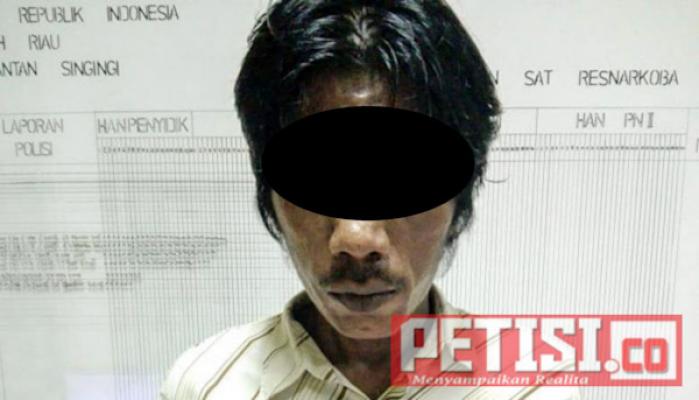 Polres Kuansing Ciduk Pengedar Sabu Desa Sawah