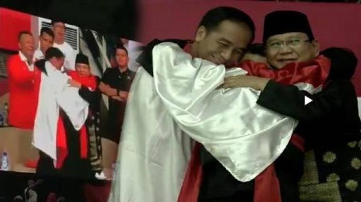 Tanggapan Joko Widodo dan Prabowo Subianto tentang Pembakaran Bendera Yang Bertulisan Tauhid