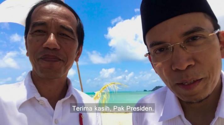 Viral Pembelaan TGB pada Jokowi terkait Alfatekah di MTQ Medan, Nih Videonya