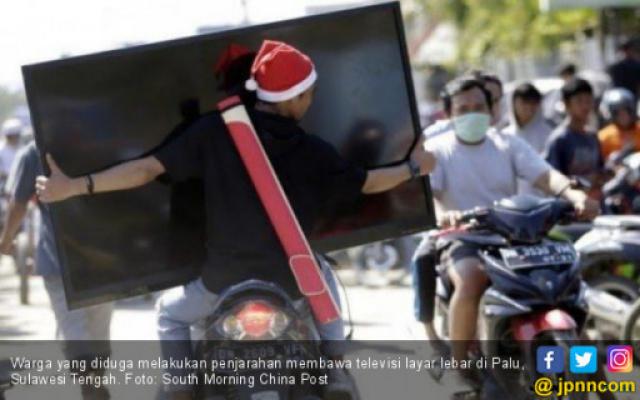 Warga Butuh Pangan, tapi Penjarah Sasar Barang Elektronik