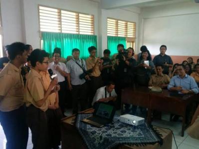 Kurikulum 2013 Tinjau Ulang, Anies Dengarkan Langsung Paparan Siswa