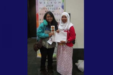 Agatha dan Rhoudatul Bawa Pulang Medal Perunggu dari Boston