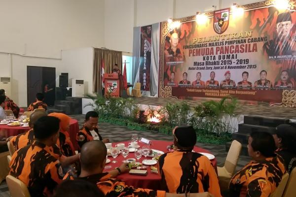  Anto Rachman Lantik Fungsionaris MPC PP Dumai 2015 - 2019